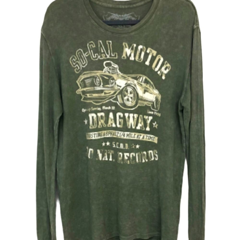 Wicked Quick  Men's  Waffle Knit Graphic Thermal. Size M.